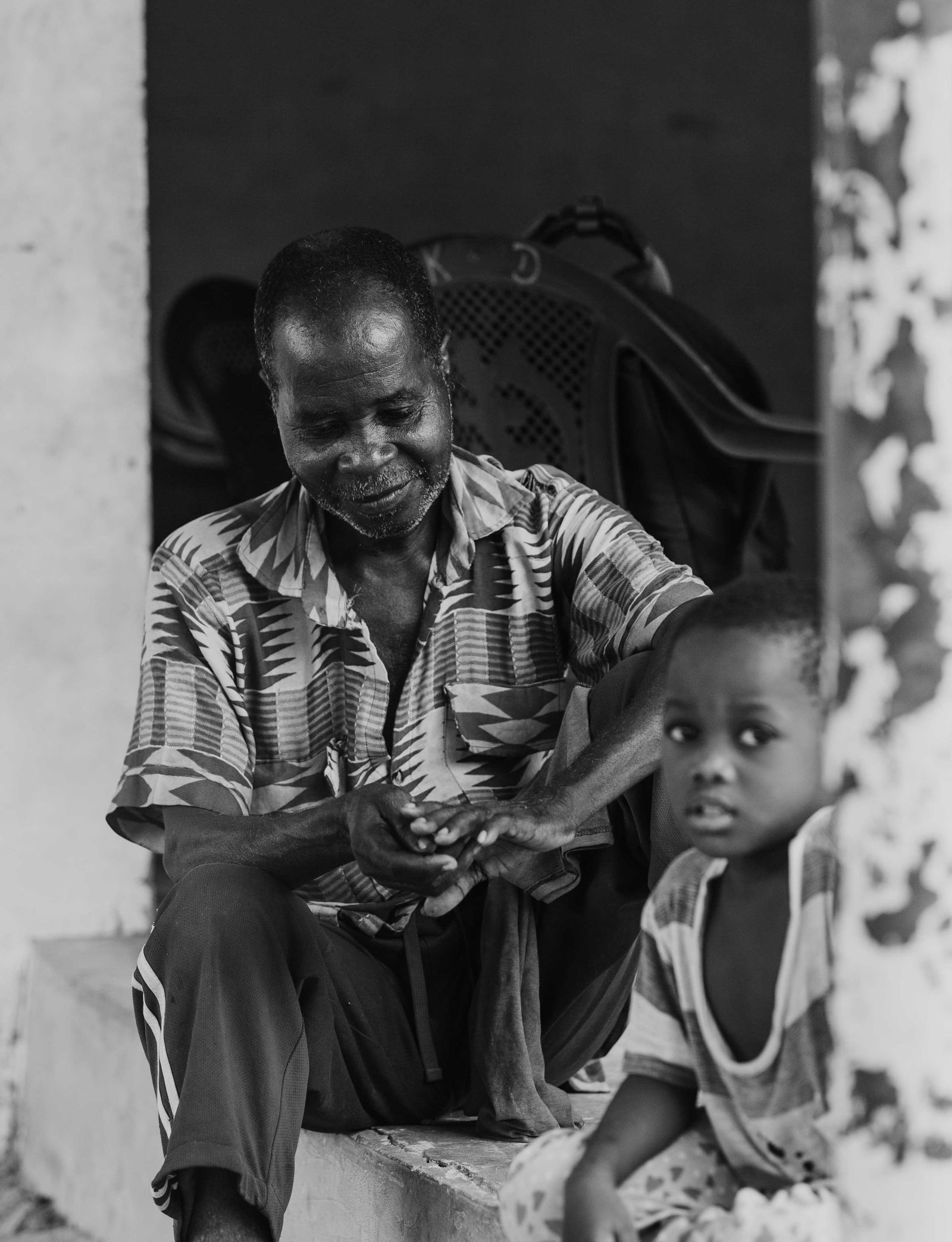 A real intergenerational Black family portrait representing legacy and change